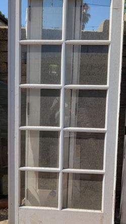 Solid wood French door