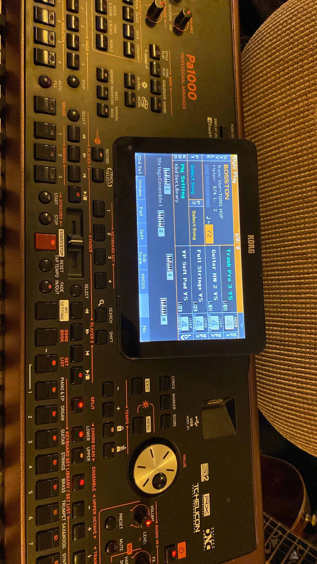 Keyboard Korg Pa 1000