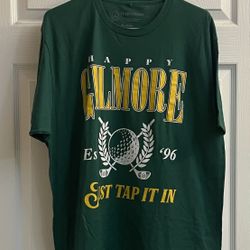 Brand New Men’s Clover Green “Happy Gilmore” Tee Size XL
