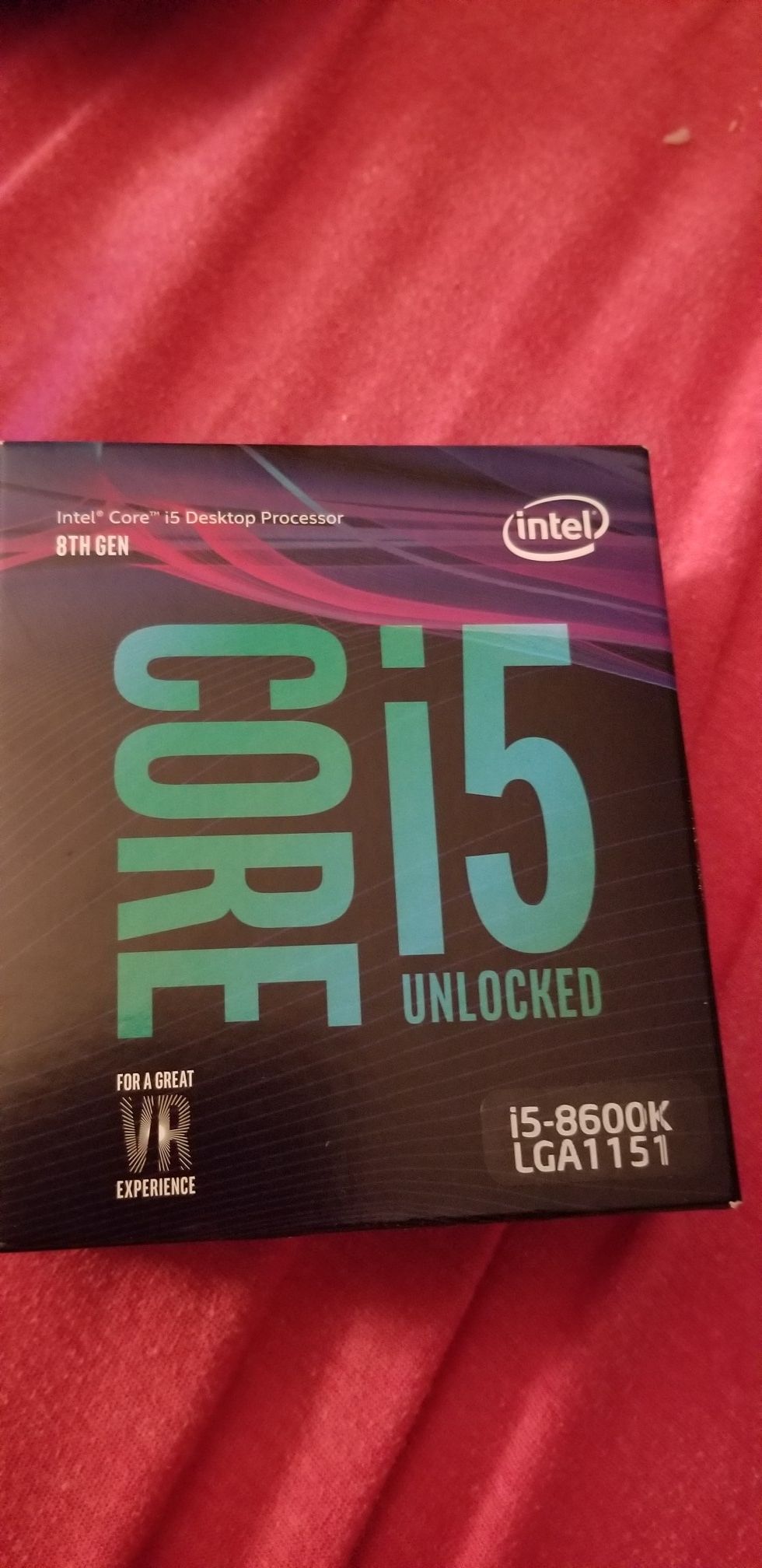 Intel Core i5 processor cpu i5-8600K LGA1151 8th Gen