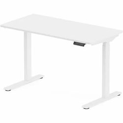 White Electric Adjustable Desk