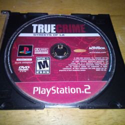 PS2 Game True Crime Street Of L.A. 