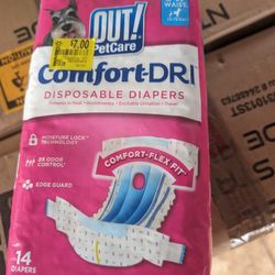 Disposable Female Dog Diapers M/L & Xs/S