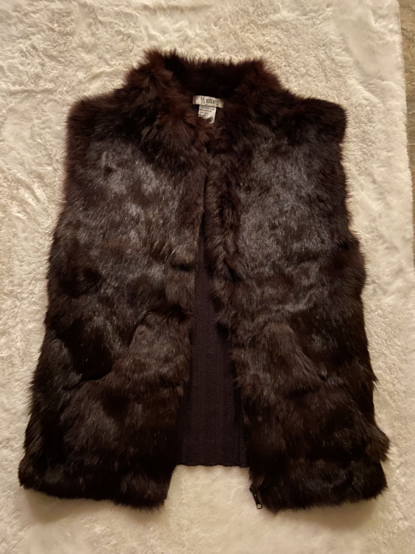 Real Rabbit Fur Vest