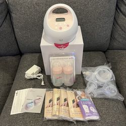 Spectra S2 Plus Double Breast Pump w/ BreastMilk Storage Bottles & More LIKE NEW