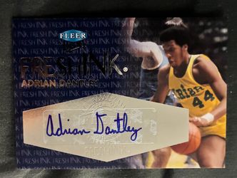 Fleer Fresh Ink Adrian Dantley Autograph Card