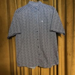Ariat Men’s Short Sleeve Button-Up Shirt – Medium