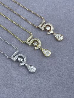 $118 Necklace 5-character diamond necklace Necklace shipped heavy custom, high-end luxury