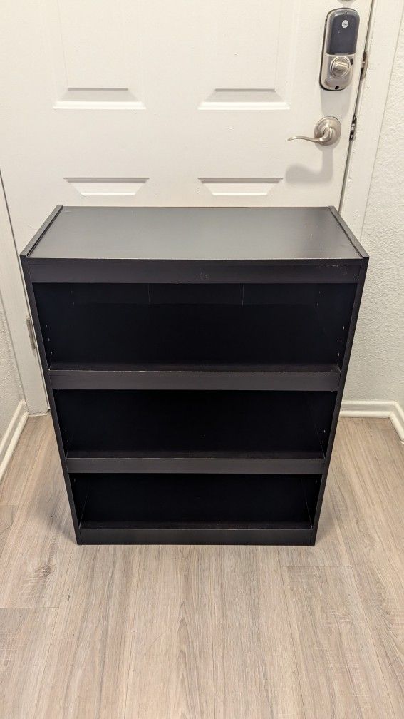 Bookshelf with Adjustable Storage Shelves