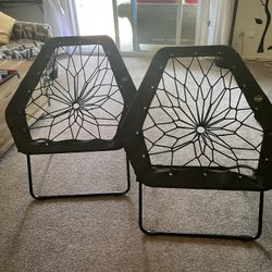 Impact Bungee Chair Hex Chair, Black