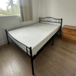 Full Mattress Frame & Dresser