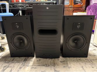 Nice vintage KEF C-45 bookshelf speaker with KEF 40-B subwoofer