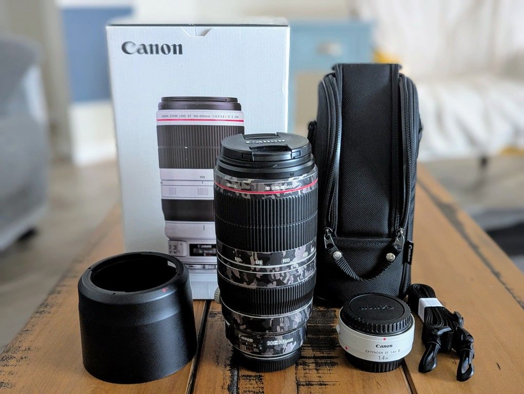 extender canon 100 400 lens