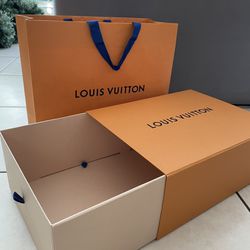Louis vuitton Shoe Box And Gift Bag for Sale in Newport Beach, CA