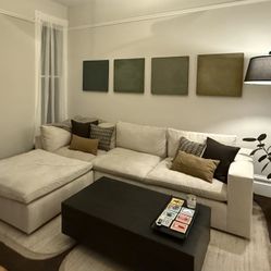 West Elm Harmony Sectional Modular Couch 122” (almost new, 3 months old)