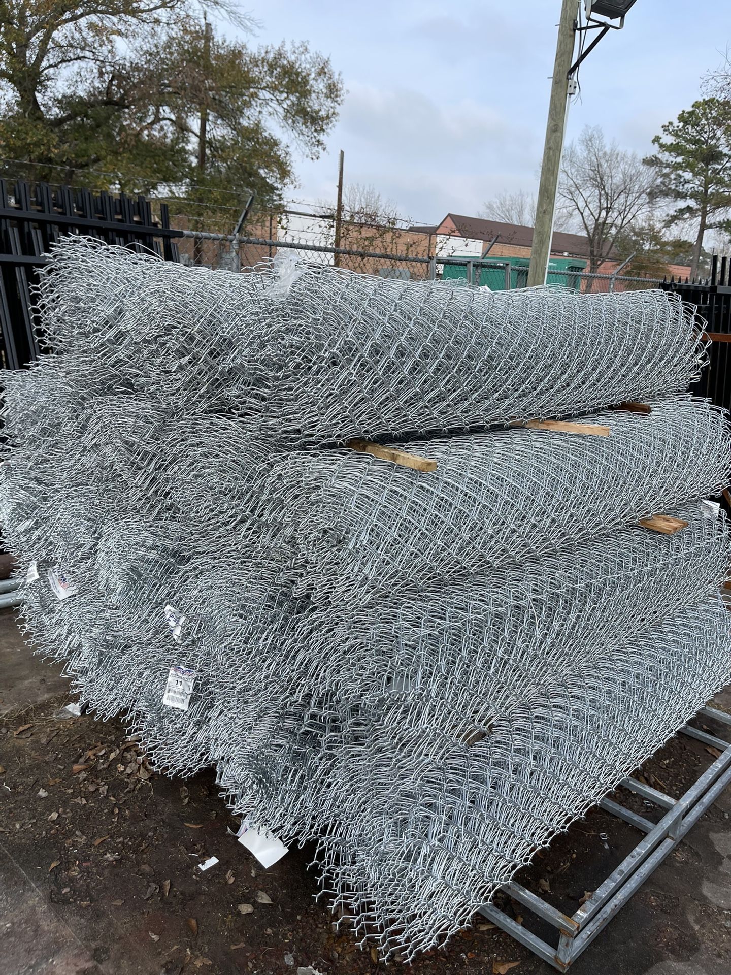 Chainlink fence rolls (81) foto