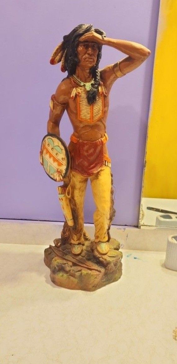 Native American And The Style Is From The 1970s