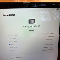 Samsung A9+ Tablet