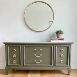 Vintage Green Dresser