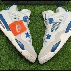 New Jordan 4 Military Blue Men’s 13 Or Size 10 