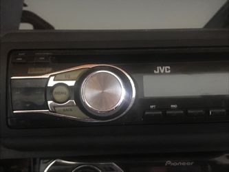 JVC. Radio and DVD player
