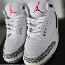 Air Jordan Retro 3 White Cement Size 8.5