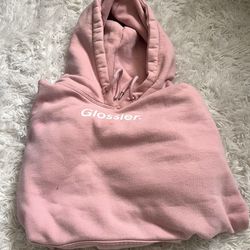 Pink Glossier hoodie 