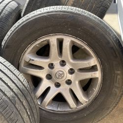 Toyota OEM Rims and Tires 17”rims