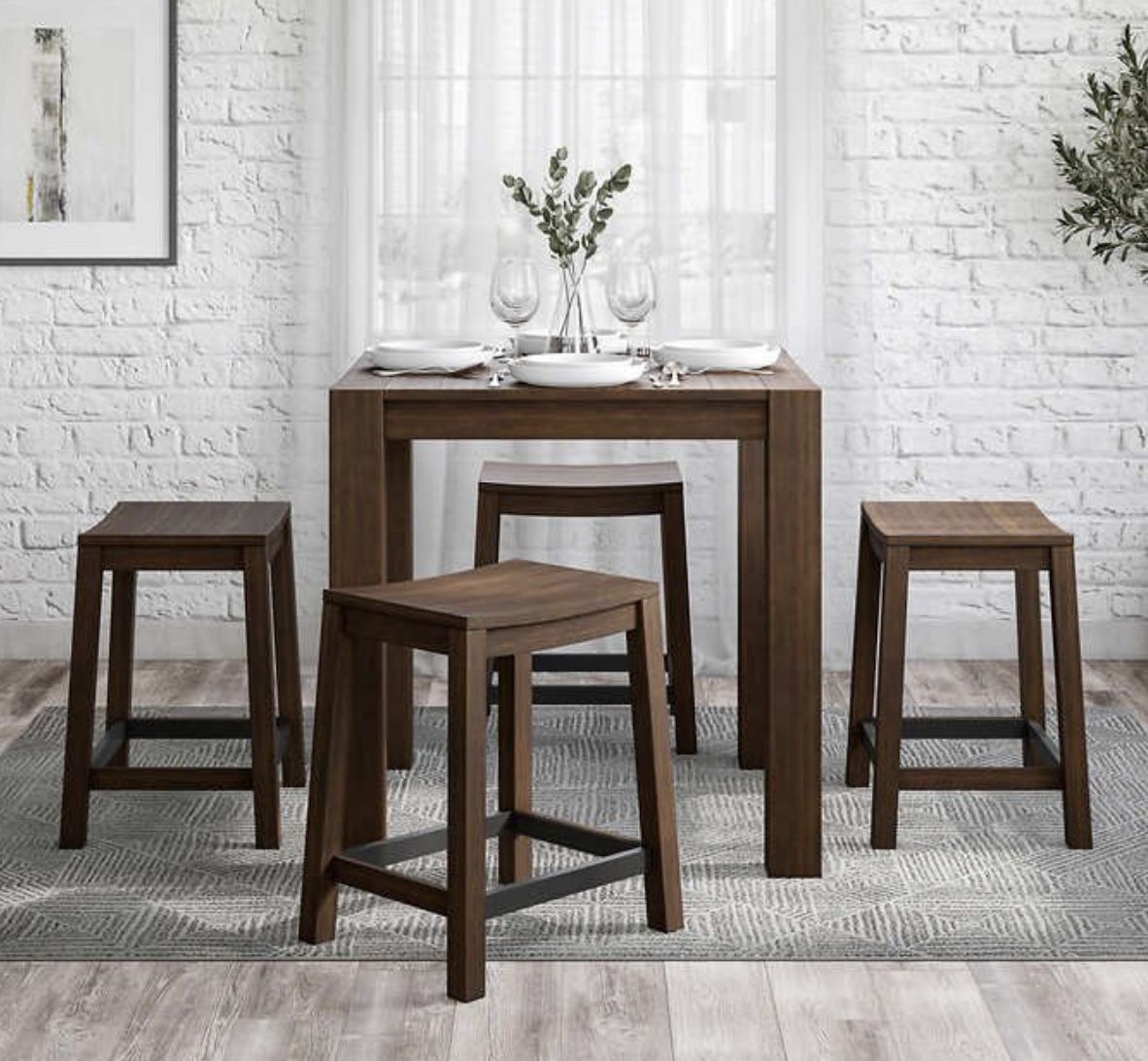 Benton 5-piece Counter-height Dining Set