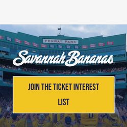 Savannah Bananas tickets