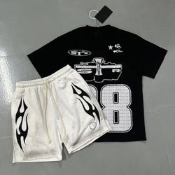 NEW Hellstar Shirt And Shorts Deal