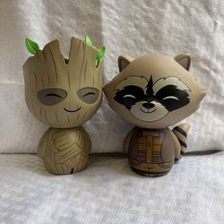 Funko Dorbz XL Guardians of the Galaxy Groot and Rocket Racoon Set