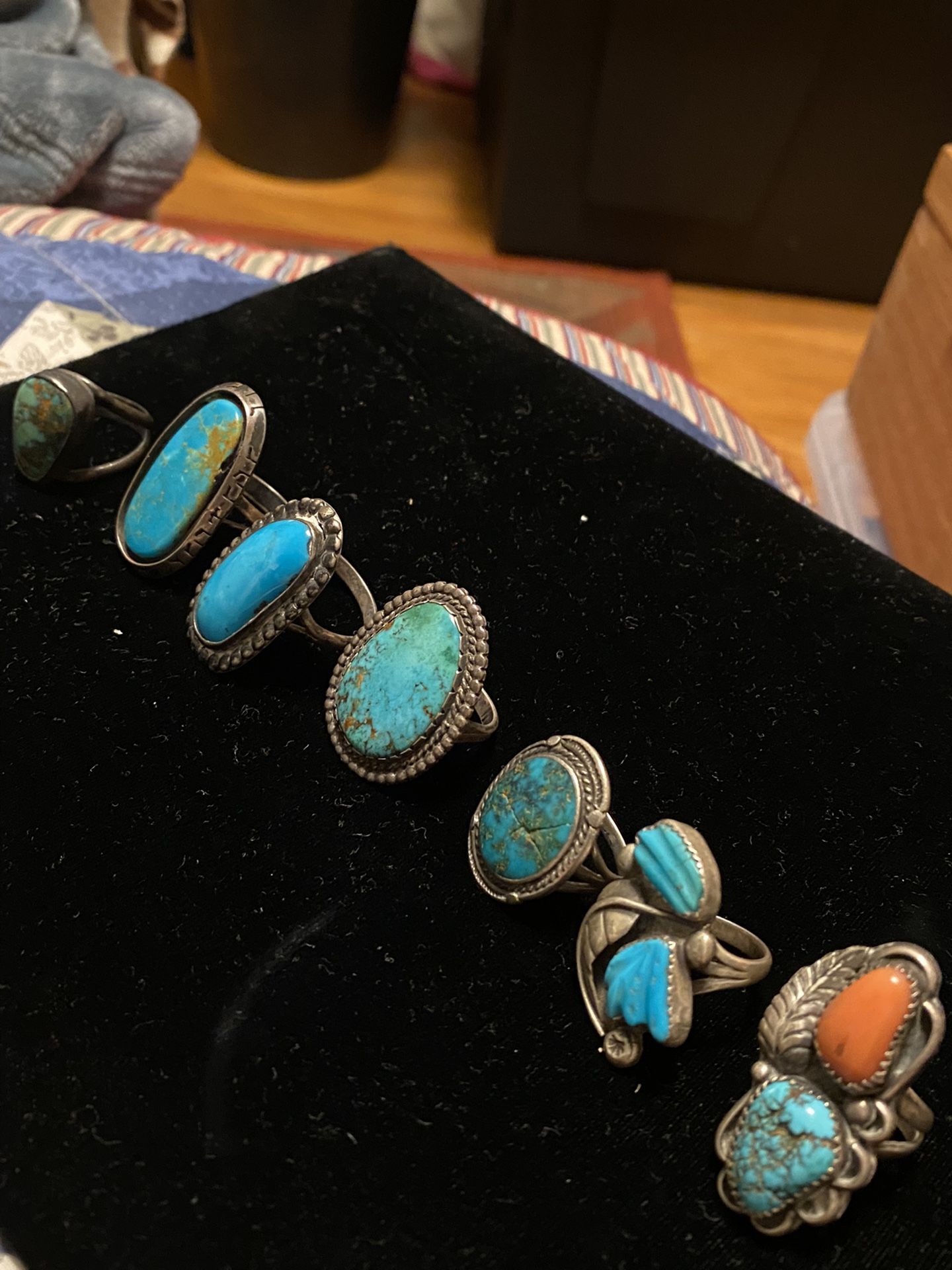 VINTAGE TURQUOISE RING 