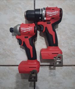 Milwaukee m18 Brushless impact driver plus hammer drill ( TOOLS ONLY)