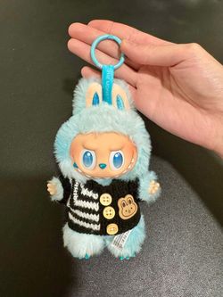 Pop Mart The Monsters: Labubu - Light Blue variant authentic and original, no box like new condition!! w/ shirt included $25