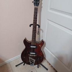 Vintage Norma Electric Guitar - Semi Hollow Jazz Style EG 672-2HT --Blown Pickup, Upgraded Tailpiece