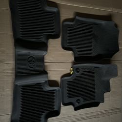 Used Genuine Toyota RAV4 All Weather Floor Mat 3pc Set OEM Car Part Interior 19-24