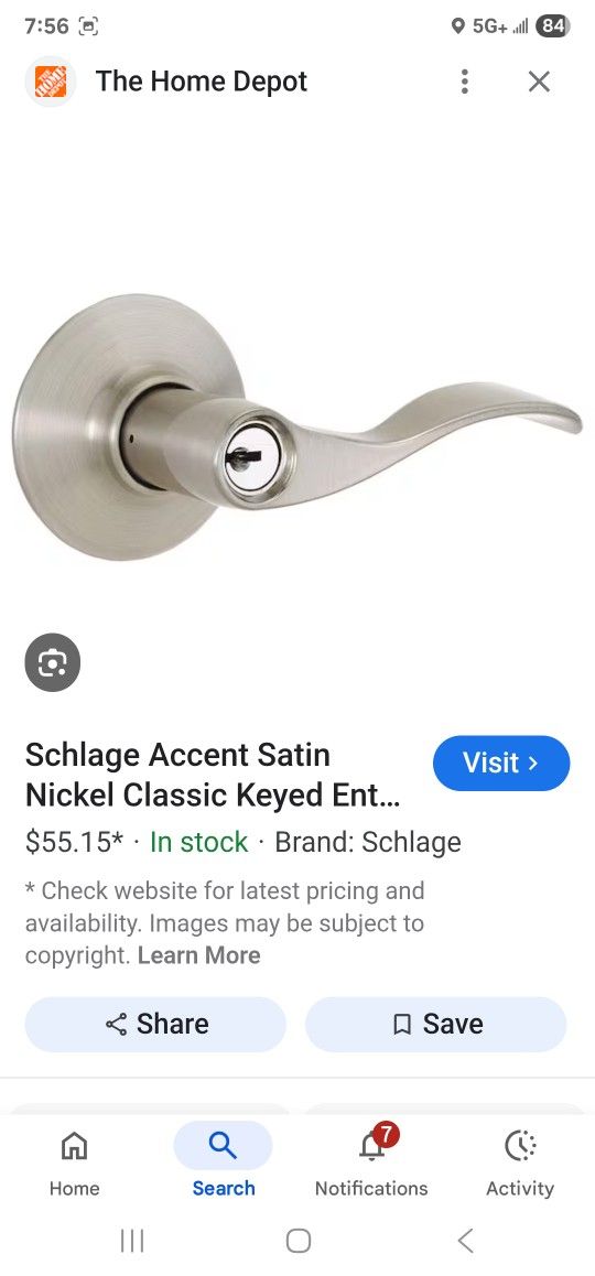 Schlage Door Knob