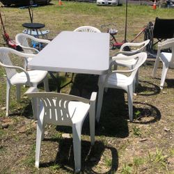 Teybol  Amd 6 Chear Teybol 8 ‘ Wery Good 100 , All Seat 