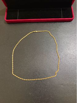 Solid 10K Rope Chain