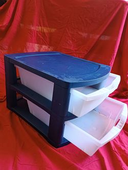 Sterilite 2-Drawer Storage Cart / Plastic Chest