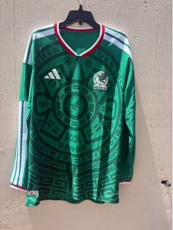 MEXICO 26 HOME AUTHENTIC LONG SLEEVE JERSEY