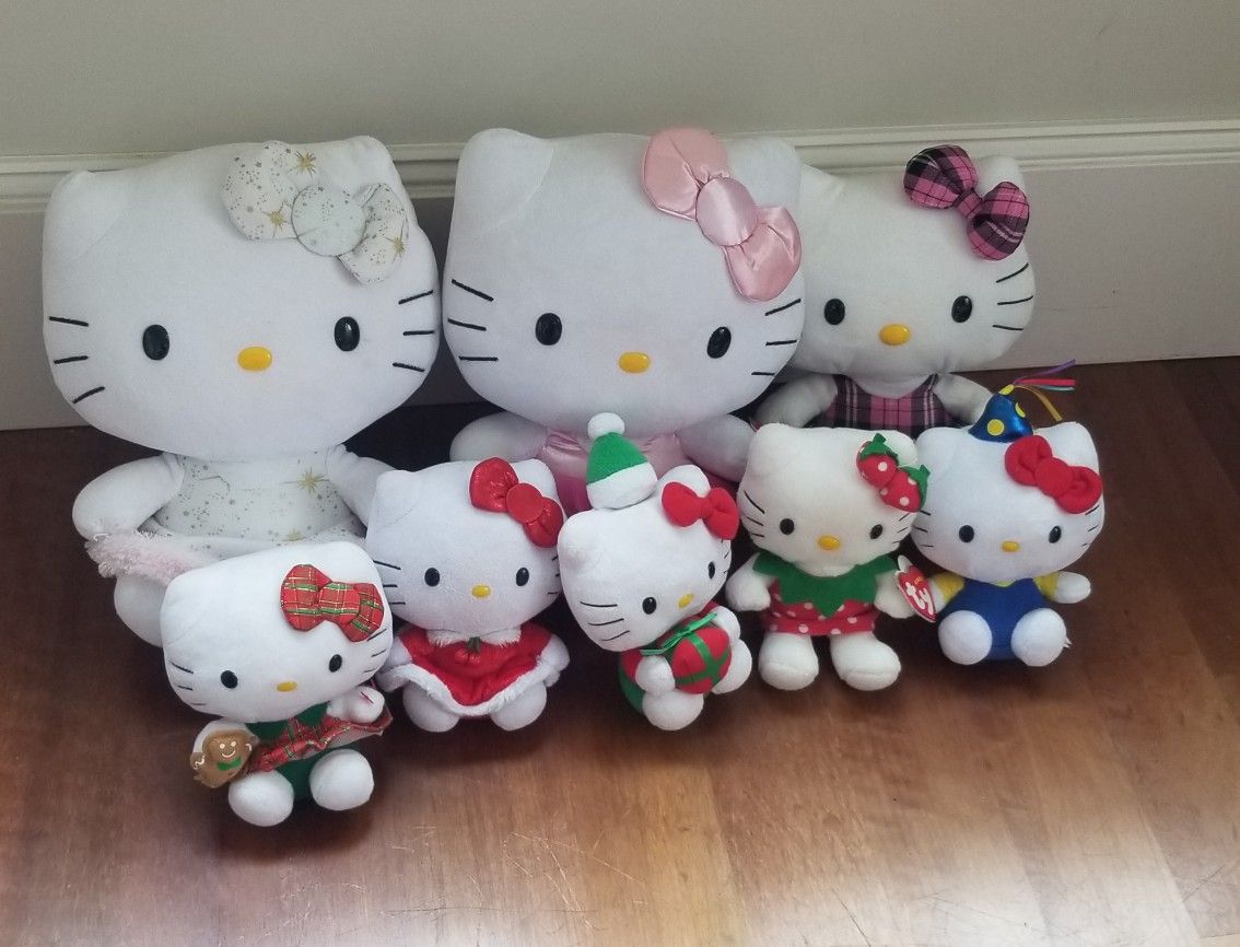 Ty Hello Kitty Plush Toys All For 50