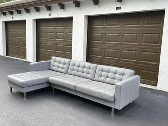 🛋️ Couch/Sofa Sectional - Leather - Ikea - Delivery Available 🚛