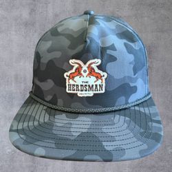 Melin Coronado Hydro Hat Goat Hill Park Herdsman Camo Golf Snapback Rope Cap RARE