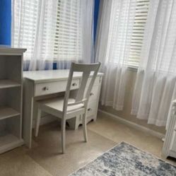 Kids Bedroom Furniture,  Bed And Mattress, Night stand, Lamp, Desk And chair And Bookshelf
