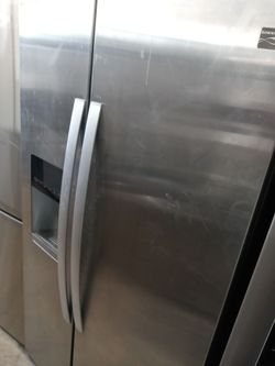 Kenmore stainless steel side by side refrigerator