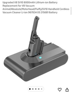 Brand New : V8 Replacement Battery 