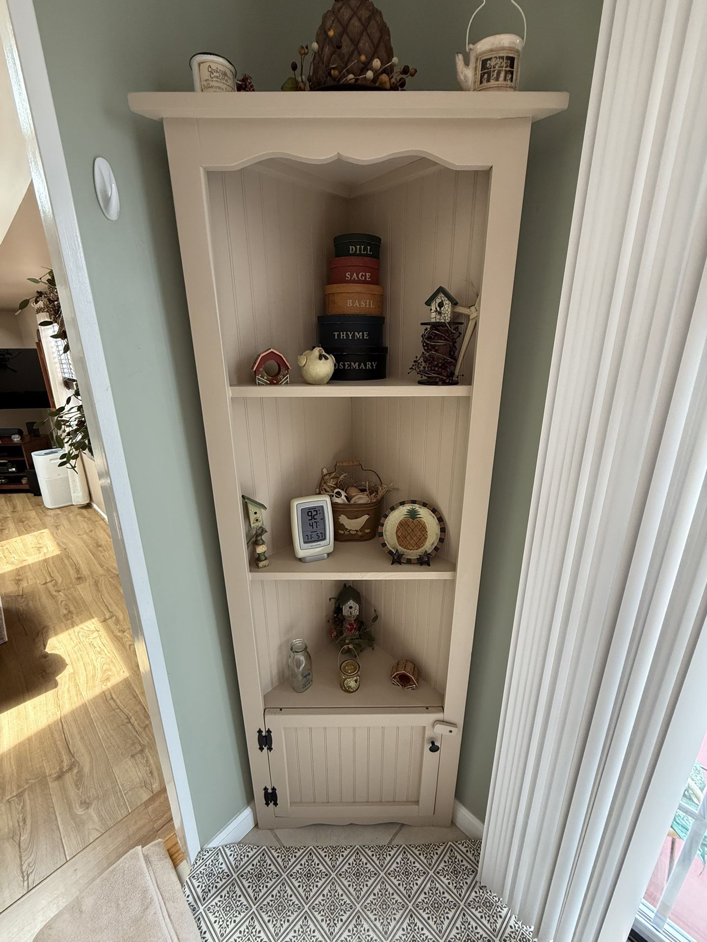 Corner Shelf w/door