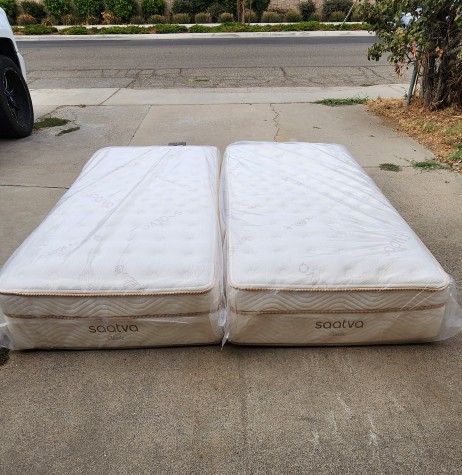 Saatva Classic Luxury Firm 14.5" Split King Mattress